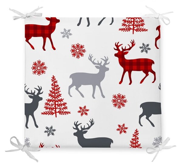 Holly Night karácsonyi pamutkeverék székpárna, 42 x 42 cm - Minimalist Cushion Covers