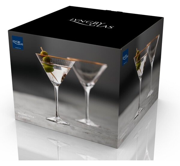 Koktélos pohár szett 4 db-os 250 ml Palermo – Lyngby Glas