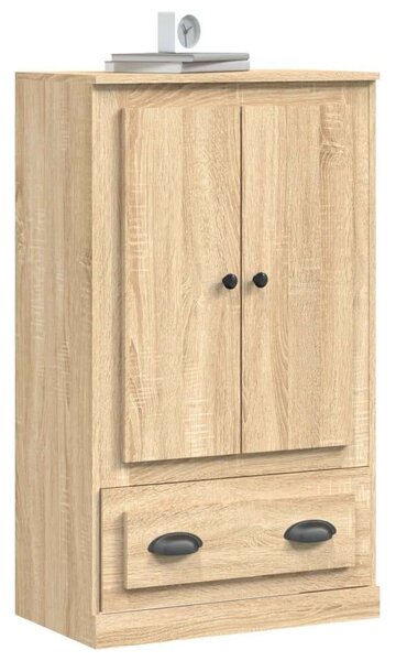 VidaXL sonoma-tölgy szerelt fa magasszekrény 60x35,5x103,5 cm