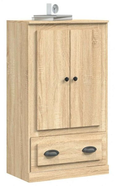 VidaXL sonoma-tölgy szerelt fa magasszekrény 60x35,5x103,5 cm