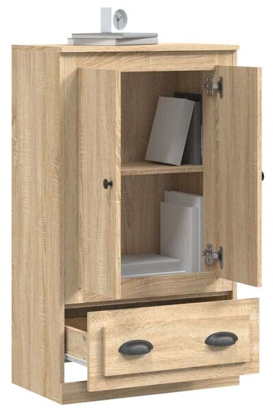 VidaXL sonoma-tölgy szerelt fa magasszekrény 60x35,5x103,5 cm
