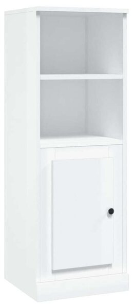 VidaXL magasfényű fehér szerelt fa magasszekrény 36 x 35,5 x 103,5 cm