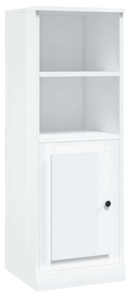 VidaXL magasfényű fehér szerelt fa magasszekrény 36 x 35,5 x 103,5 cm