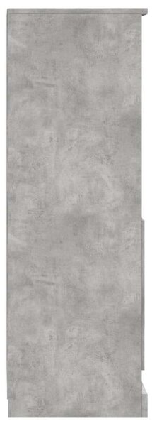 VidaXL betonszürke szerelt fa magasszekrény 36x35,5x103,5 cm