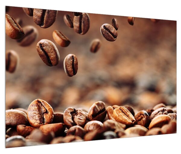 Kávés szemek képe (90x60 cm)