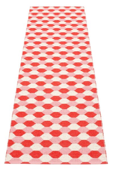 Piros kültéri-beltéri futószőnyeg 70x250 cm Dana Coral – Pappelina