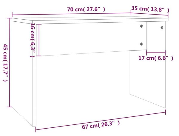 Modern Fehér Sminkasztal Szett Tükörrel - 86,5x35x136cm