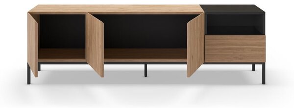 Natúr színű TV-állvány 180x55 cm Cailin – Marckeric