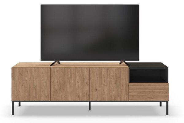 Natúr színű TV-állvány 180x55 cm Cailin – Marckeric