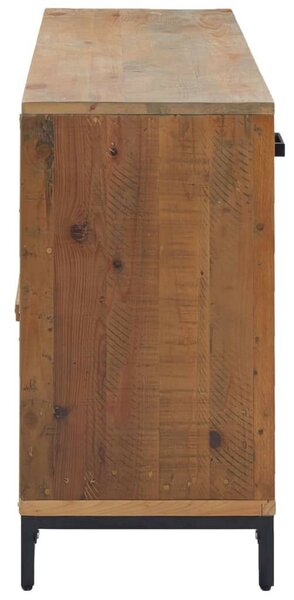 Rusztikus Fenyőfa Tálalószekrény - 110x35x70cm