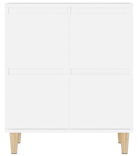 VIDAXL - Fehér Fa Tálalószekrény Szett - 2 db - 60x35x70 cm