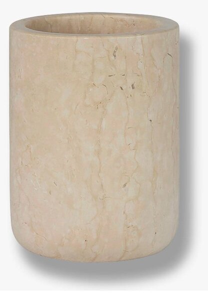 Krémszínű márvány fogkefetartó pohár Marble – Mette Ditmer Denmark