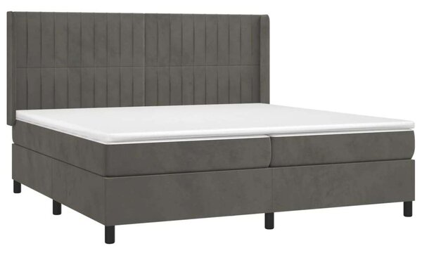 VIDAXL - Bársony Ágy LED-del - 200x200 cm