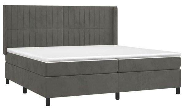 VIDAXL - Bársony Ágy LED-del - 200x200 cm