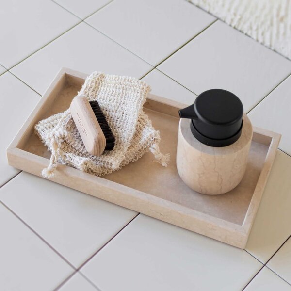 Krémszínű márvány szappanadagoló 200 ml Marble – Mette Ditmer Denmark
