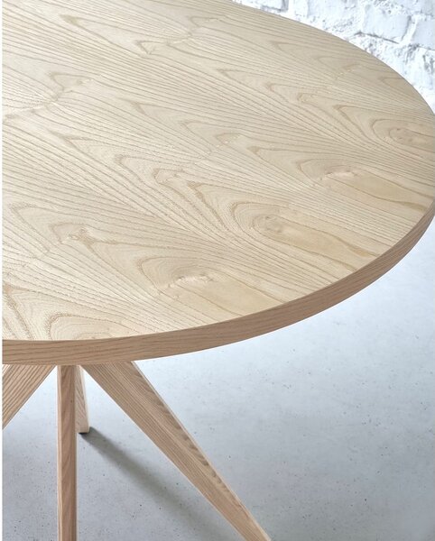 Kőrisfa étkezőasztal 90x90 cm Jubi – Ragaba