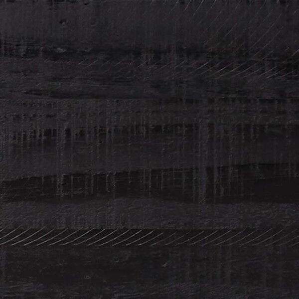 Rusztikus Fekete Tálalószekrény - 6 Fiók - 110x35x70cm