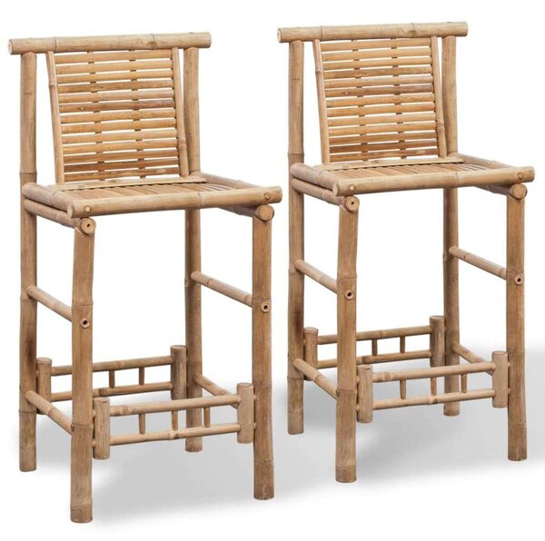 Bambusz Bárszék - 2 db - 53x45x102 cm