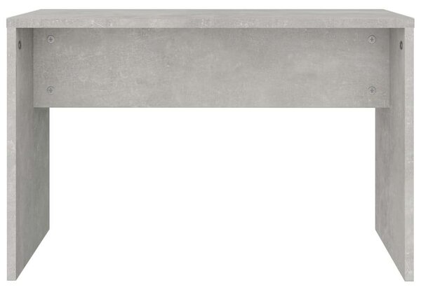 Modern Sminkasztal Szett - Betonszürke - 86,5x35x136 cm