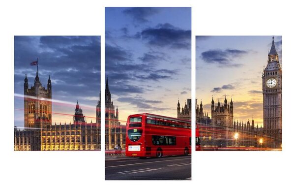Londoni bus képe (90x60 cm)