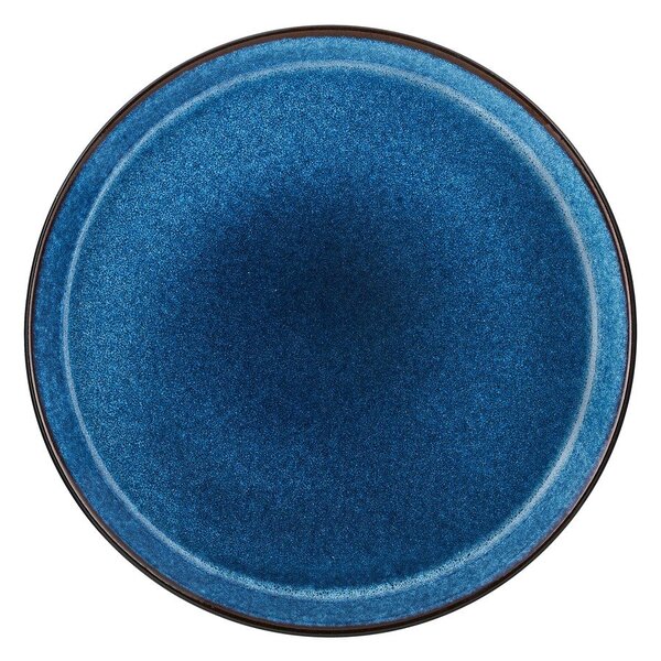 Fekete-kék kőedény tányér ø 27 cm Gastro Dark Blue/Black – Bitz