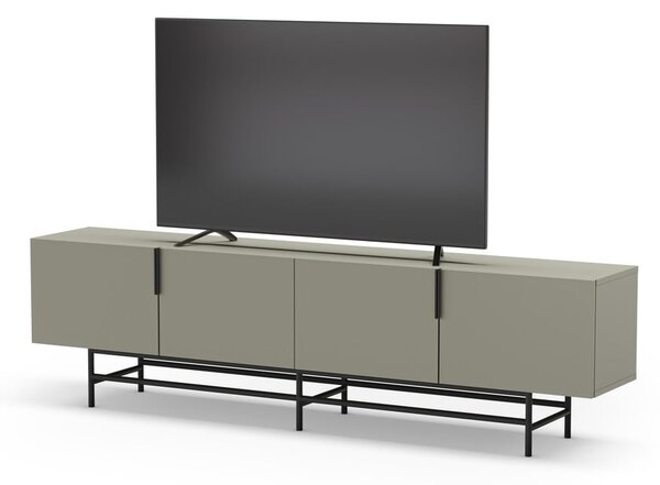 Zöldesszürke TV-állvány 200x54,5 cm Eldia – Marckeric