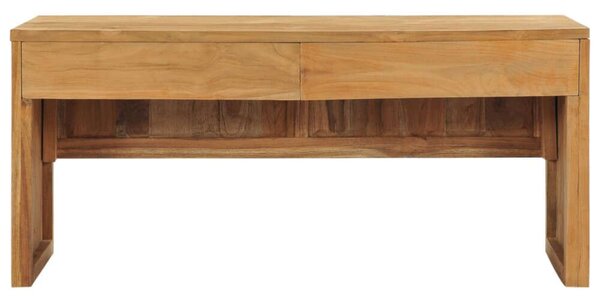 Teakfa TV-Szekrény - 2 Fiókkal - 100x35x45 cm