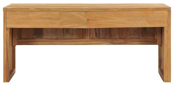 Teakfa TV-Szekrény - 2 Fiókkal - 100x35x45 cm