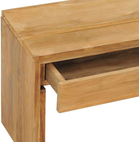 Teakfa TV-Szekrény - 2 Fiókkal - 100x35x45 cm