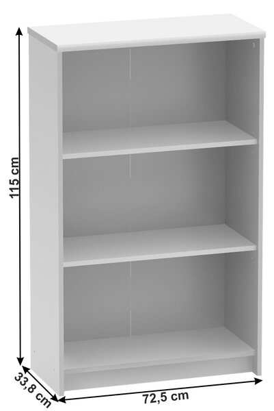 KONDELA Irodai összeállítás, fehér, JOHAN 2 NEW
