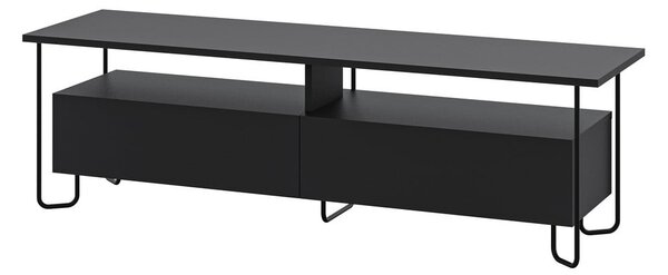 Fekete TV-állvány 150x45 cm Dilly – Marckeric