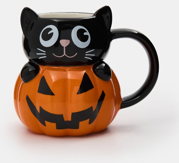 Sinsay - Kerámia bögre füllel Halloweenre - többszínű