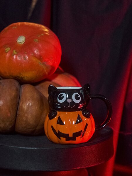 Sinsay - Kerámia bögre füllel Halloweenre - többszínű