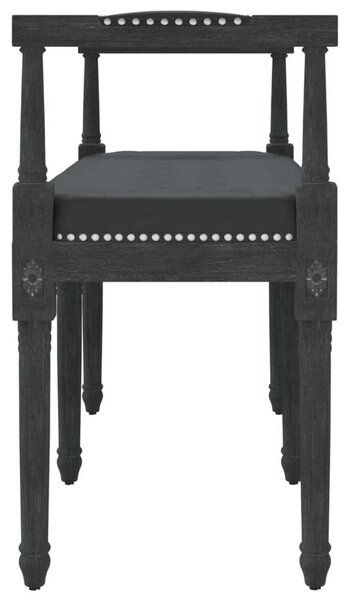 Elegáns Bársony Ülőpad - Francia Vintage - 110x40x70 cm