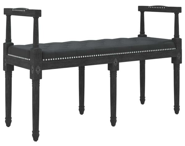 Elegáns Bársony Ülőpad - Francia Vintage - 110x40x70 cm