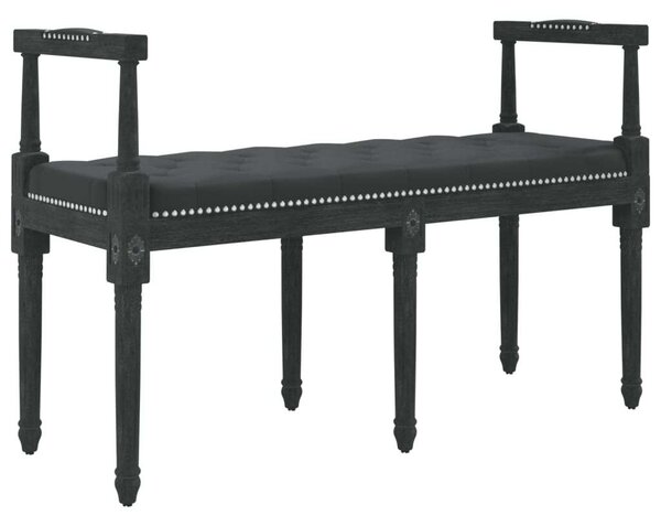 Elegáns Bársony Ülőpad - Francia Vintage - 110x40x70 cm