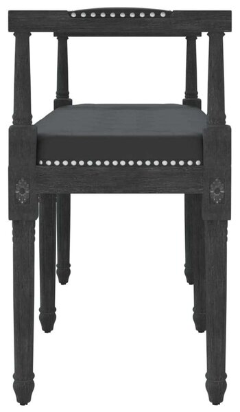 Elegáns Bársony Ülőpad - Francia Vintage - 110x40x70 cm
