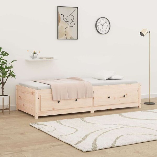 VidaXL tömör fenyőfa kanapéágy 90 x 200 cm