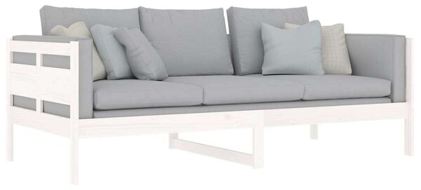 VIDAXL - Fehér Fenyőfa Kanapéágy - 90x200 cm