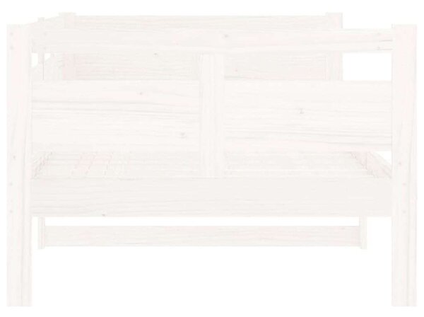 VIDAXL - Fehér Fenyőfa Kanapéágy - 90x200 cm