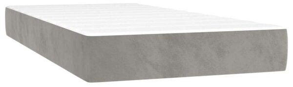 VidaXL LED-es Bársony Ágy - 200x200 cm