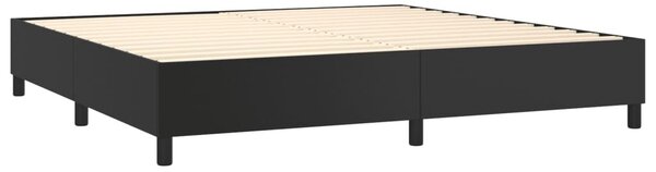 LED-es Műbőr Ágy - Zsebrugós Matrac - 200x200 cm