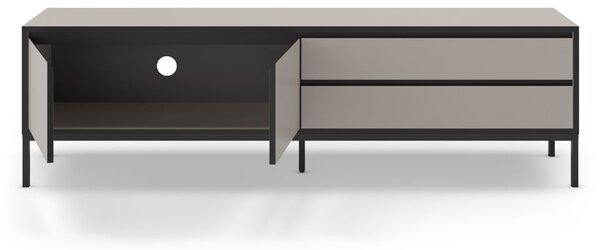 Szürke-bézs TV-állvány 180x55 cm Lorenza – Marckeric