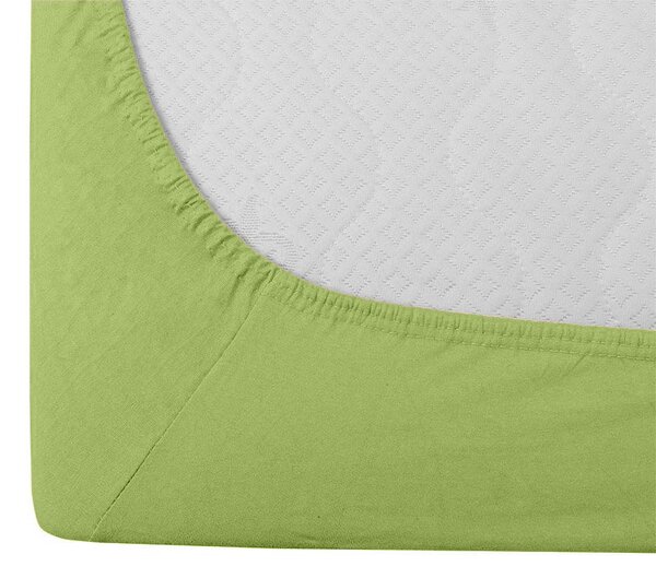 Jersey lepedő pisztácia 90 x 200 cm