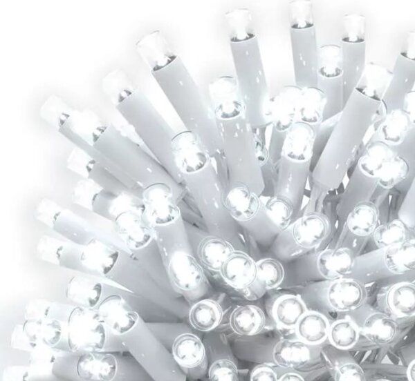 Kiegészítő kültéri LED Profi Connect fehér fényfüzér, hidegfehér 10m+10cm (hálózati adapter nélkül)