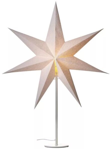 Karácsonyi asztali papírcsillag 1xE14 foglalattal