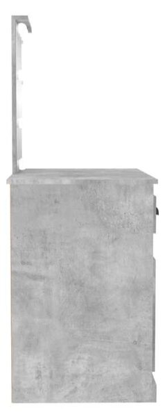VidaXL Sminkasztal LED-del - Fa - 90x50x132,5cm