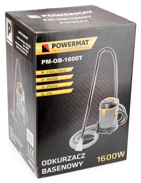 Multifunkcionális medence porszívó 1600W 25L PM-OB-1600T