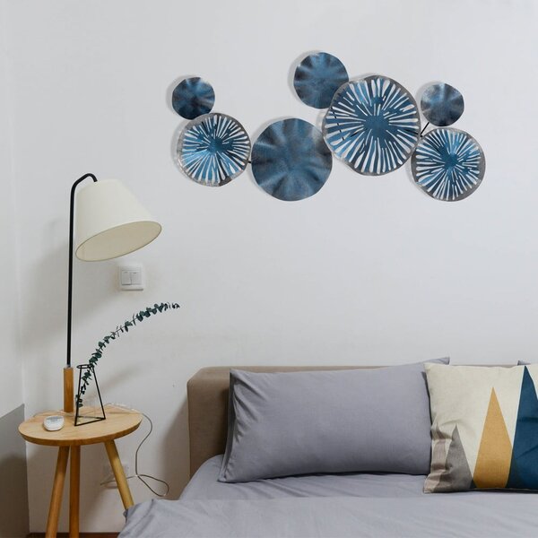 Fém fali dekoráció 79x35 cm Astrid – Wallity