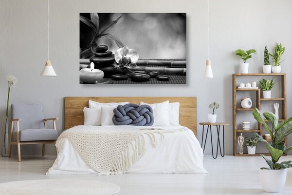 Kép Feng Shui harmónia fekete fehérben